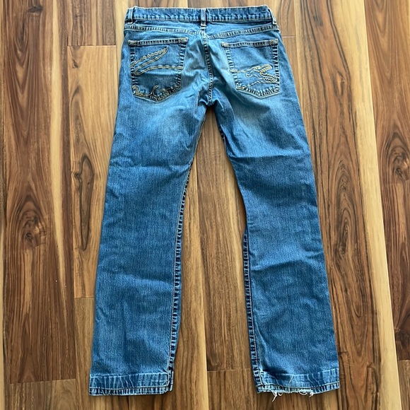 Lacoste 40 alligator 40 LBH Blue Jeans Boys Denim Pockets Zipper belt loops play - Picture 7 of 16